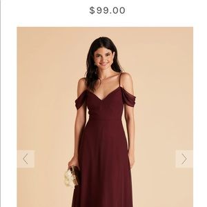 Devin Dress - Cabernet- BIRDY GREY Bridesmaid